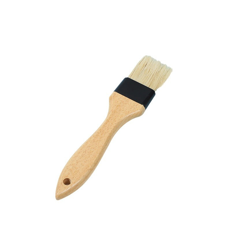 Professional Bamboo BBQ Basting Brush - Heat Resistant Natural Bristle Grilling Brush