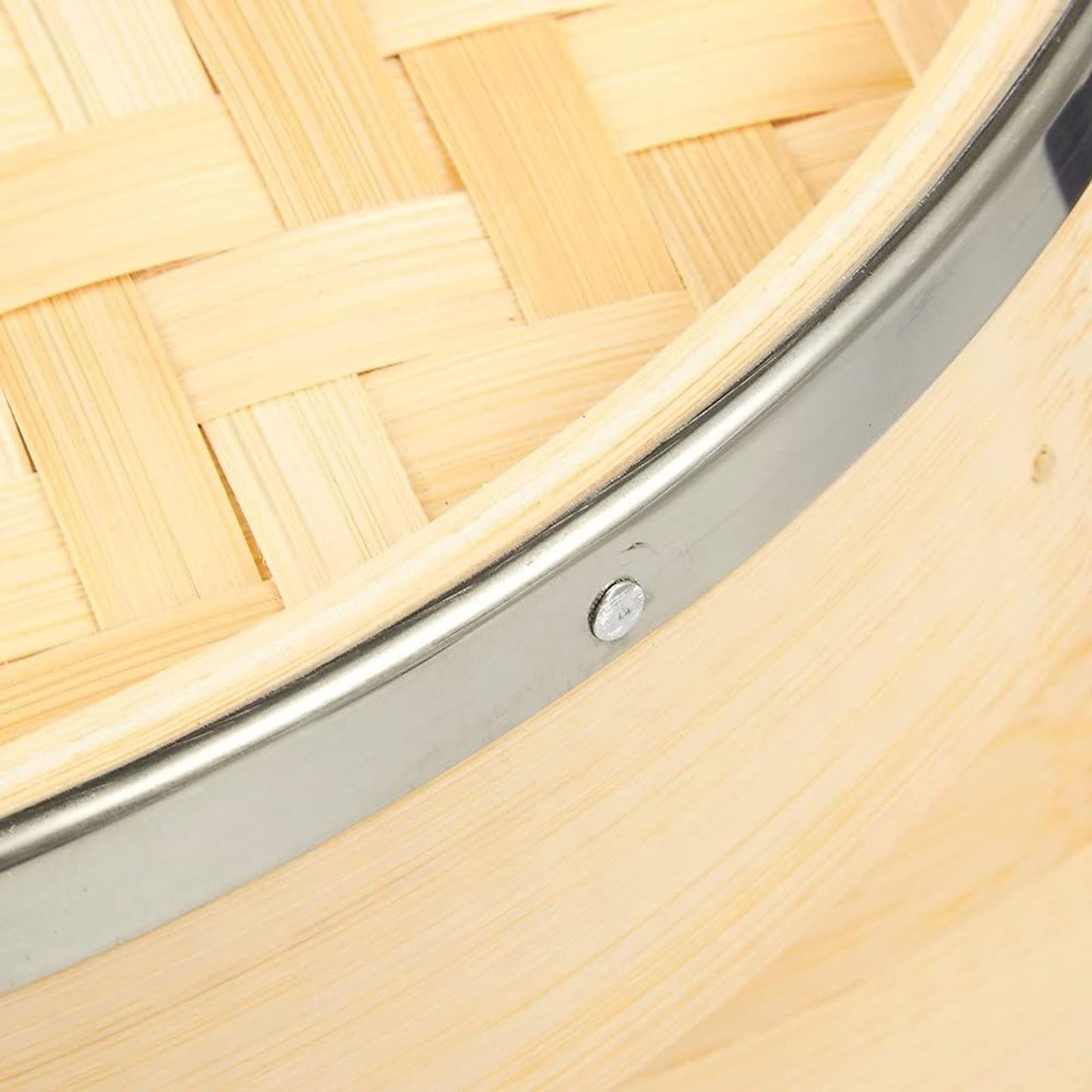 Artisanal Bamboo Steamer Basket – 2-Tier Handmade Steam Cooker