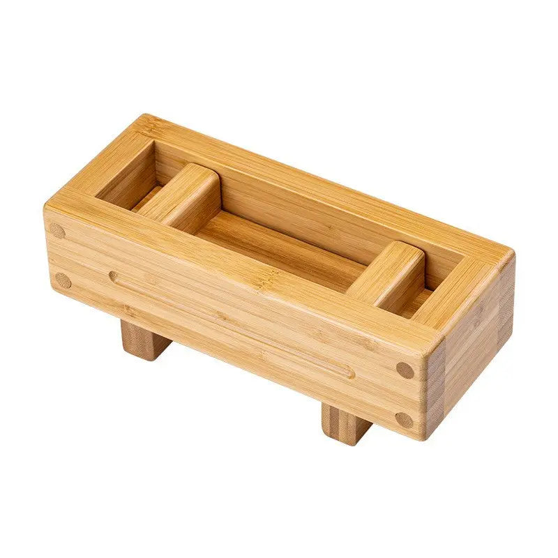 Traditional Wooden Sushi Press Mold - Rectangular Oshizushi Maker Sushi Chef Home