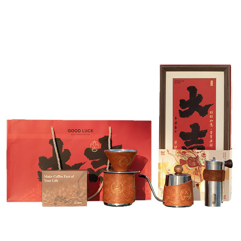 Professional Portable V60 Pour-Over Coffee Gift Set - Luxury Business & Outdoor Kit