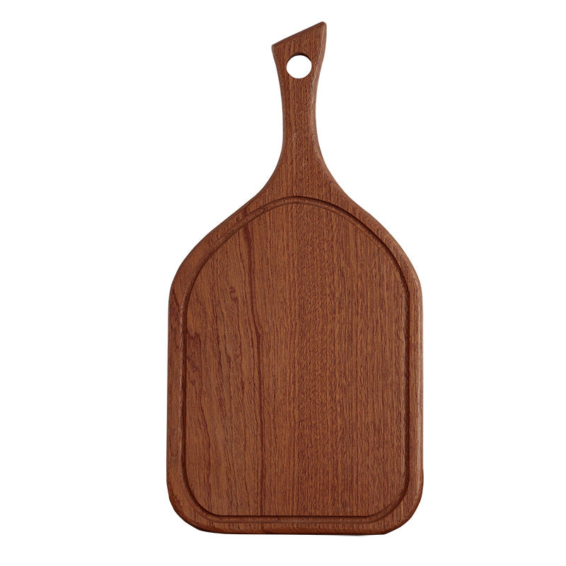 Artisanal Ebony Wood Steak Platter & Serving Tray Set - Japanese Minimalist Board
