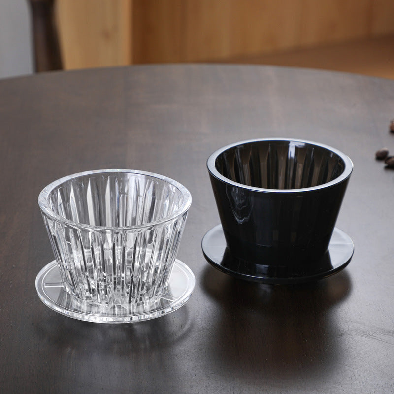 Double-Layer Borosilicate Glass V60 Coffee Server Set