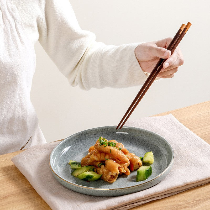 Artisanal Black Walnut Wood Chopsticks - Premium Hand-Polished Japanese Diningware