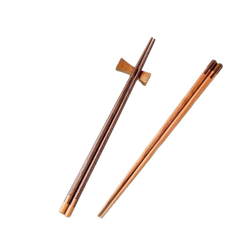 Artisanal Black Walnut Wood Chopsticks - Premium Hand-Polished Japanese Diningware