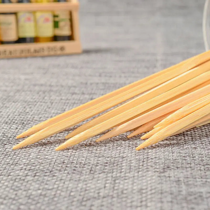 Traditional Bamboo BBQ Skewers - Teppo Gushi Style for Yakitori & Grilling Culinary Supply Co.