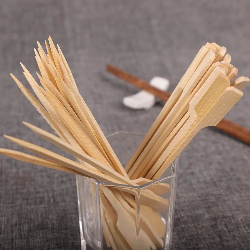 Traditional Bamboo BBQ Skewers - Teppo Gushi Style for Yakitori & Grilling Culinary Supply Co.