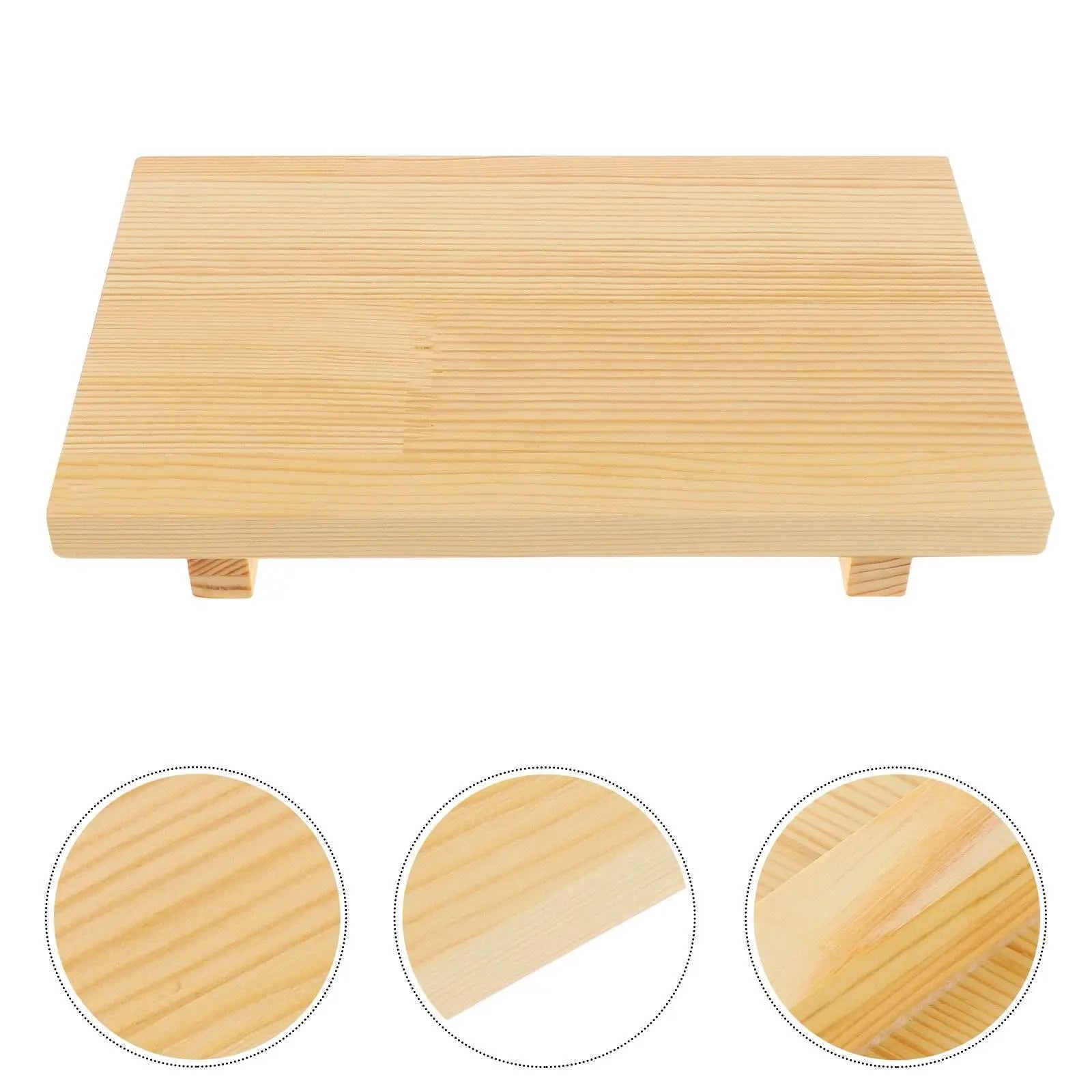 Minimalist Japanese Bamboo Sushi Plate - Rectangular Sashimi Display Board Japanese Dining Gear