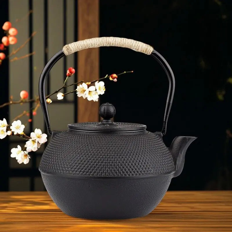 Traditional Japanese Cast Iron Teapot - Premium Tetsubin Kettle for Tea Lovers