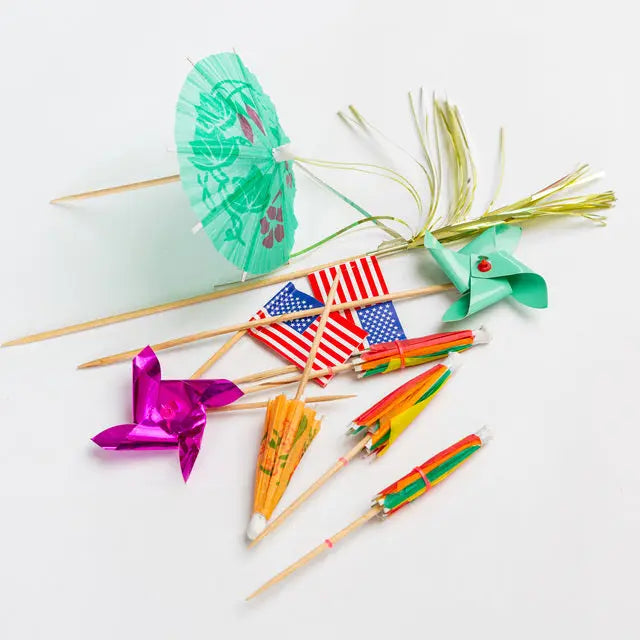 Paper Parasol Cocktail Picks