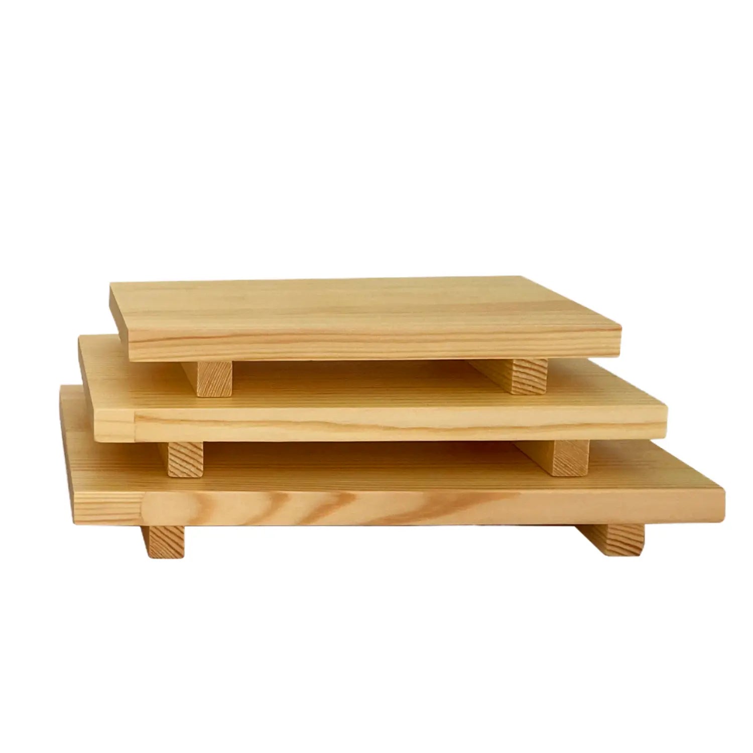 Minimalist Japanese Bamboo Sushi Plate - Rectangular Sashimi Display Board Japanese Dining Gear