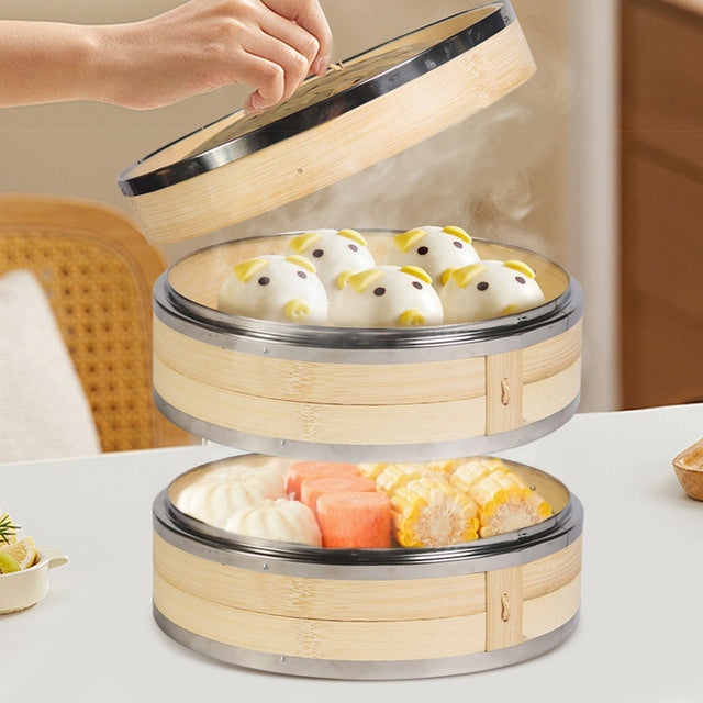 Artisanal Bamboo Steamer Basket