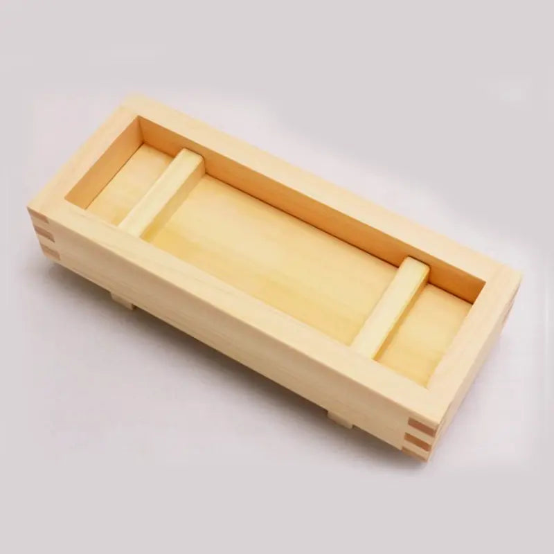 Traditional Wooden Sushi Press Mold - Rectangular Oshizushi Maker Sushi Chef Home