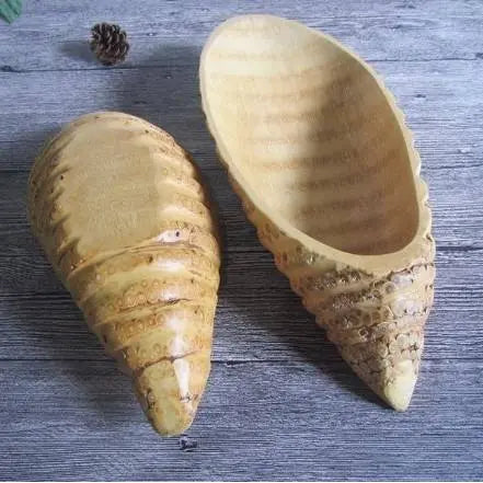 Artisanal Bamboo Root Fruit Tray - Natural Zen Style Serving Plate Traditional Craftsman