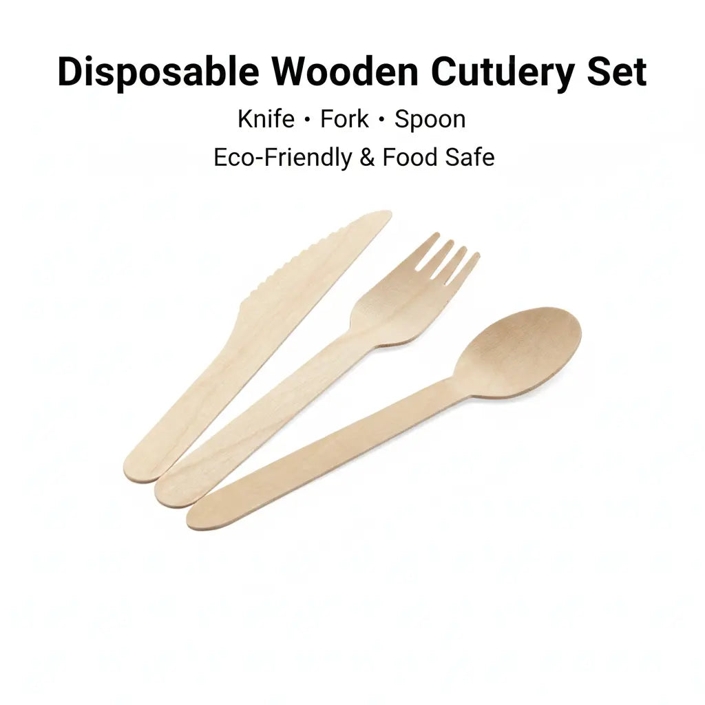 BAMBUS Organic Bamboo Cooking Utensil Set - 100% Natural & Chemical Free