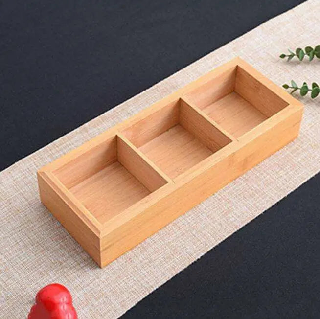 Minimalist Bamboo Drawer Organizer - Sustainable Multifunctional Storage Box Eco-Home Solutions