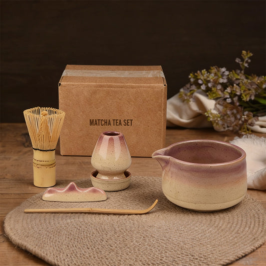 Artisanal Kiln-Transmutation Matcha Starter Set - 5-Piece Professional Japanese Kit