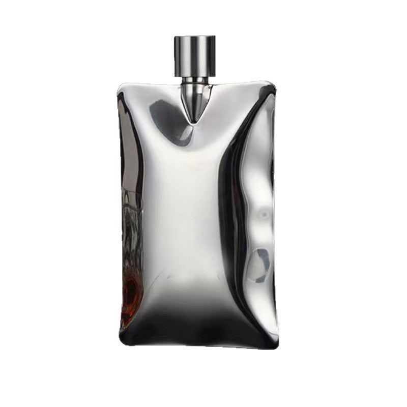 Artisanal Wave 304 Stainless Steel Hip Flask - 6oz Designer Canteen
