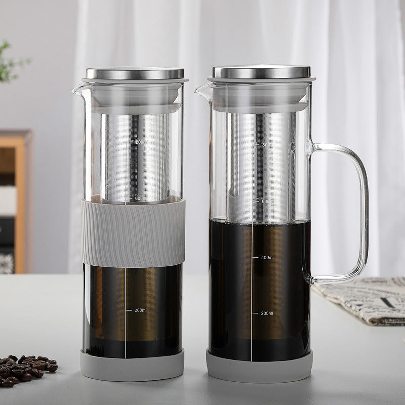 800ml Borosilicate Glass Cold Brew Coffee Maker - Infuser Bottle