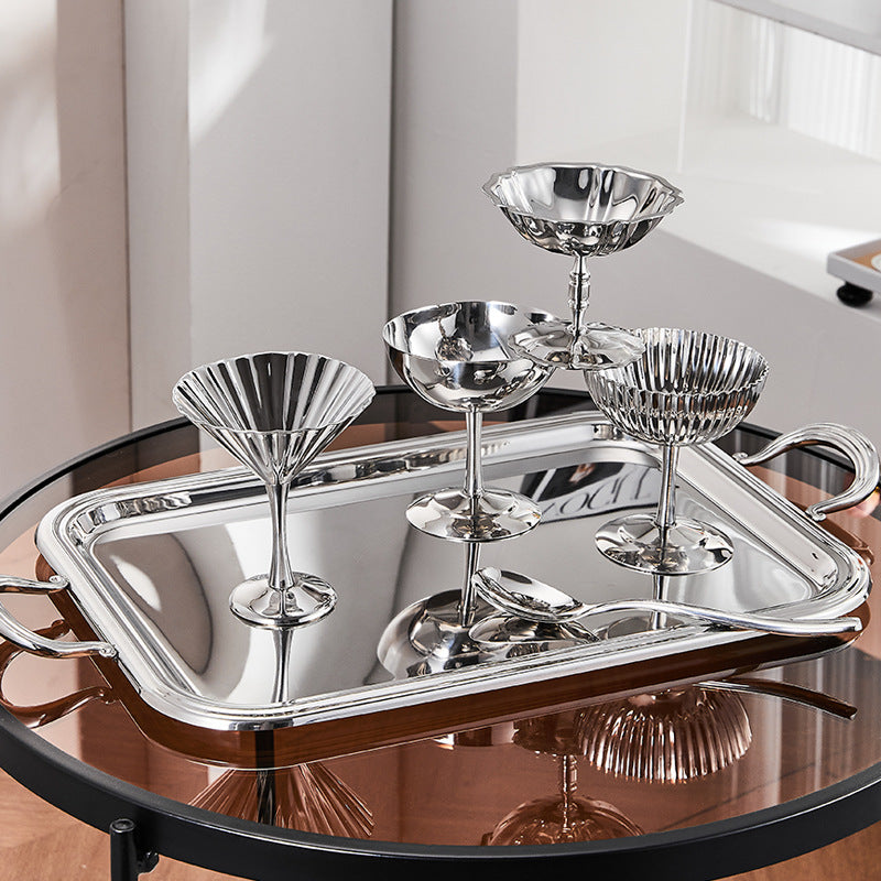 Artisanal 'ins-style' Stainless Steel Dessert & Ice Cream Cup Collection - Professional Barware