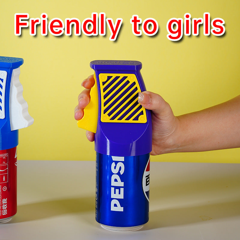 Ergonomic Easy-Open Soda Can Opener - 3D-Printed Fingernail Protector