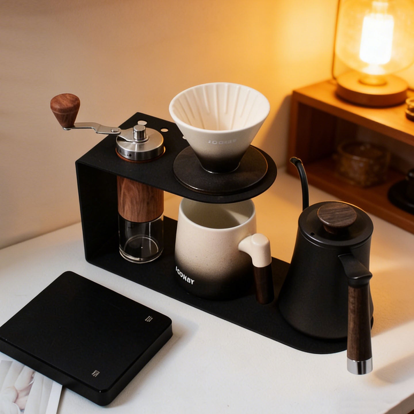 Original Design V60 Pour-Over Coffee Dripper Stand - Minimalist Iron Series