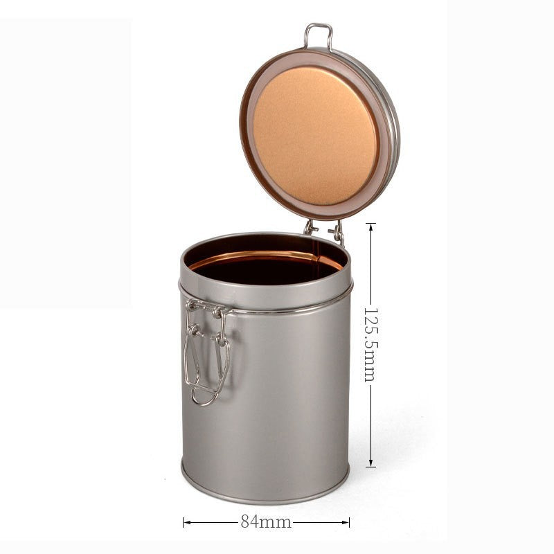 Premium Food-Grade Tinplate Hermetic Storage Canister - Airtight Coffee & Tea Jar