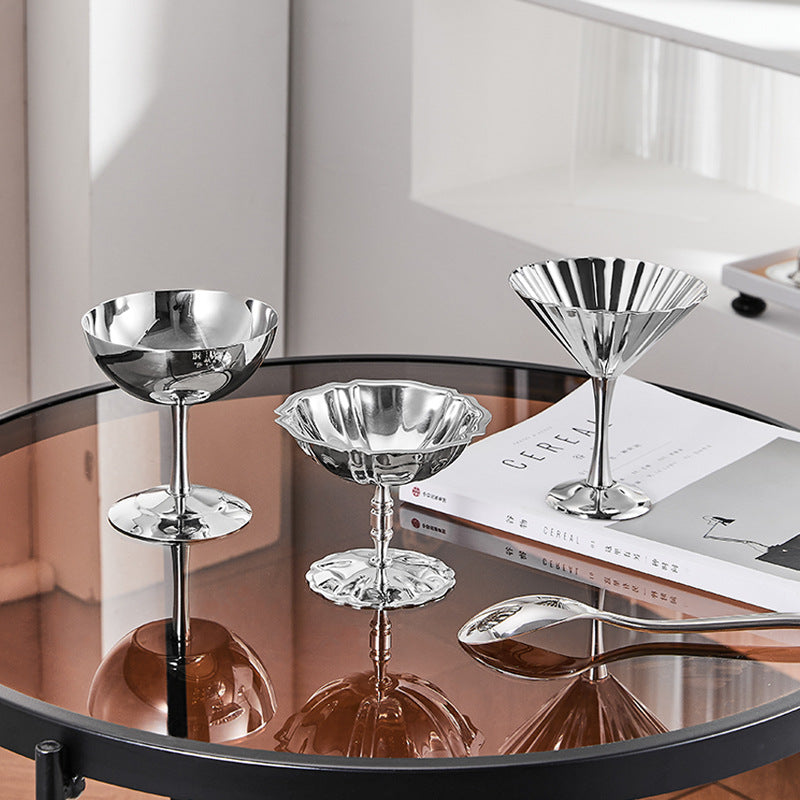 Artisanal 'ins-style' Stainless Steel Dessert & Ice Cream Cup Collection - Professional Barware