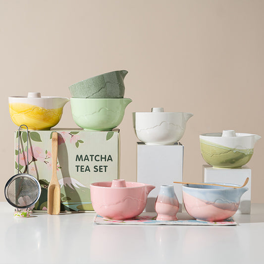 Premium Large Matcha Starter Kit - 8-Piece Traditional Japanese Tea Ceremony Set