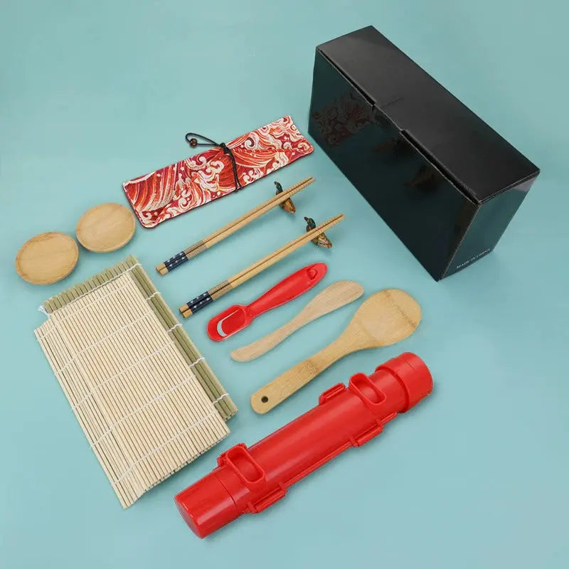 DIY Sushi Making Kit - Professional 18-Piece Sushi Bar Set Younis Kitchen