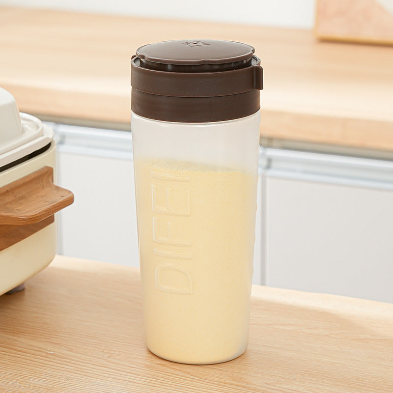 Moisture-proof Shaker Bottle for Flour, Powdered Sugar, Coffee Powder, and BBQ Seasoning (Commercial & Home Use)